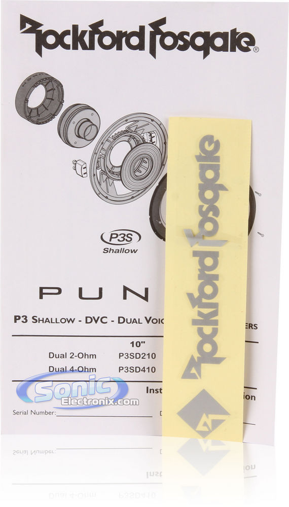 Rockford Fosgate P3SD412 (09P3SD412) Image 8