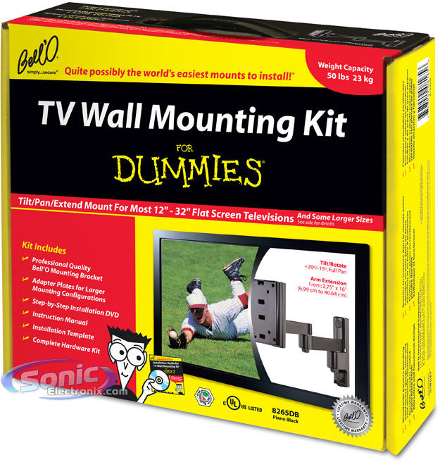 Bell'O Flat Panel Wall Mount 8265DB Image 7
