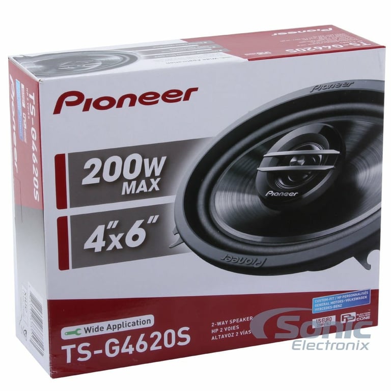 (2-Pairs, 4-Total) Pioneer TS-G4620S Image 7