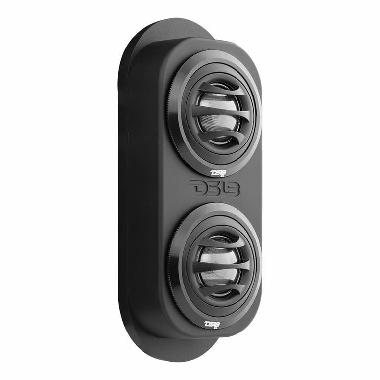 (2) NVX VSPTW 1" Tweeters with DS18 A Pillar Pod Enclosure Image 3