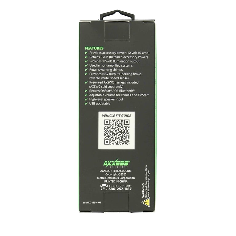 Axxess AXGMLN-01 Wiring Interface Image 3