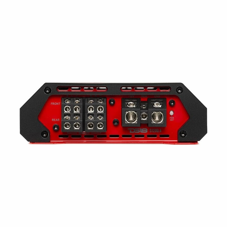 DS18 S-1200.4/RD + Belva BAK82 8 Gauge Amp Wiring Kit Image 18