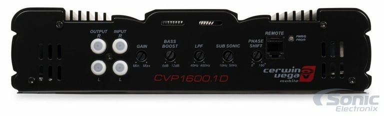 Cerwin Vega CVP1600.1D with Cerwin Vega 1/0 Amp Kit Image 3