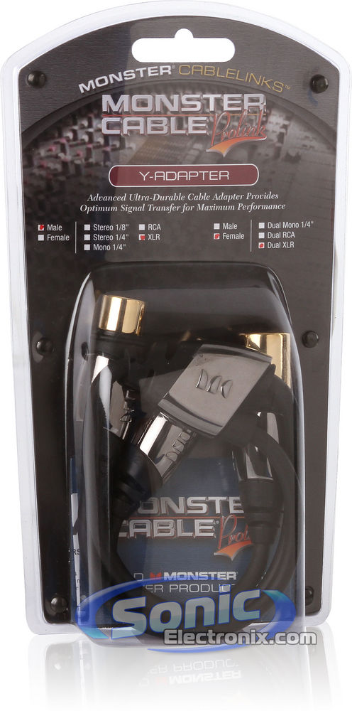 Monster Cable Y-Adapter (MCL MX2FX) Image 3
