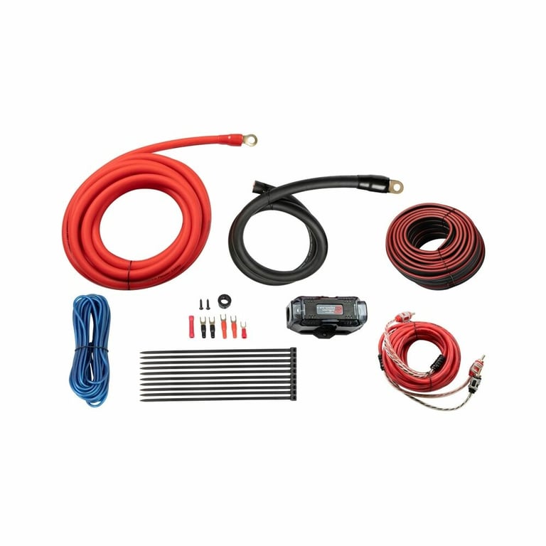 Cerwin Vega B51 + Cerwin Vega CAK02 1/0 Gauge Amp Wiring Kit Image 11