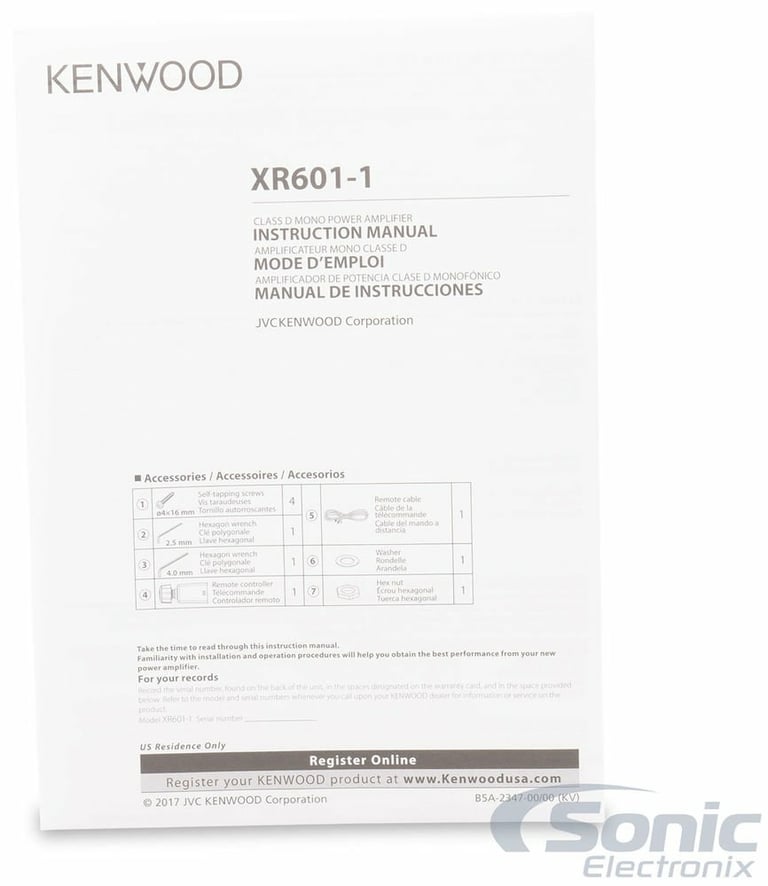 Kenwood eXcelon XR601-1 + NVX Premium XKIT42 Image 21