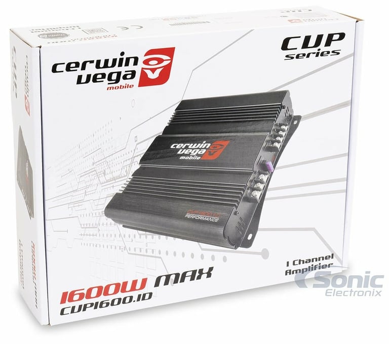 Cerwin Vega CVP1600.1D with Cerwin Vega 1/0 Amp Kit Image 9