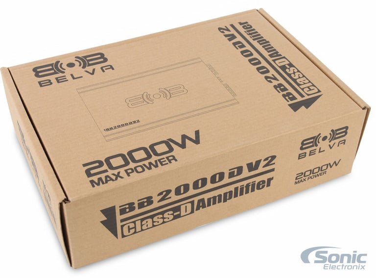 Belva BB2000Dv2 (BB2000D v2) + Belva BAK42 4 Gauge Amp Wiring Kit Image 21