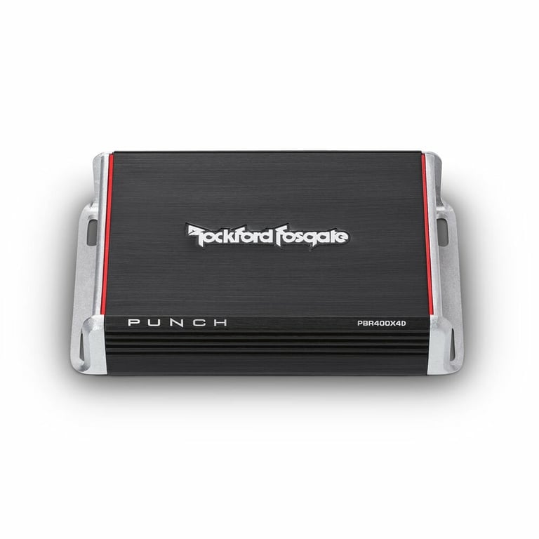 Rockford Fosgate PBR400X4D with Amplifier Wiring Kit Image 16