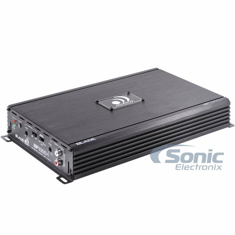Massive Audio BP1000.1 v2 with Amplifier Wiring Kit Image 15