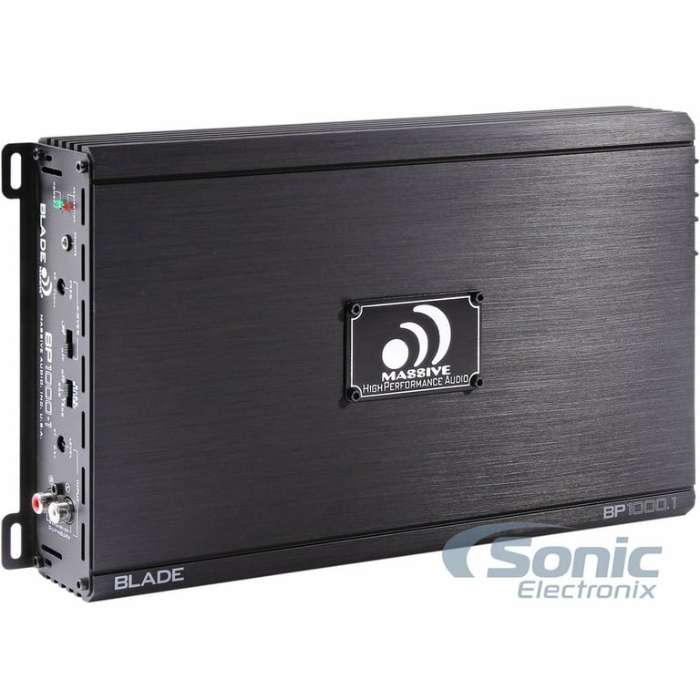 Massive Audio BP1000.1 v2 with Amplifier Wiring Kit Image 16