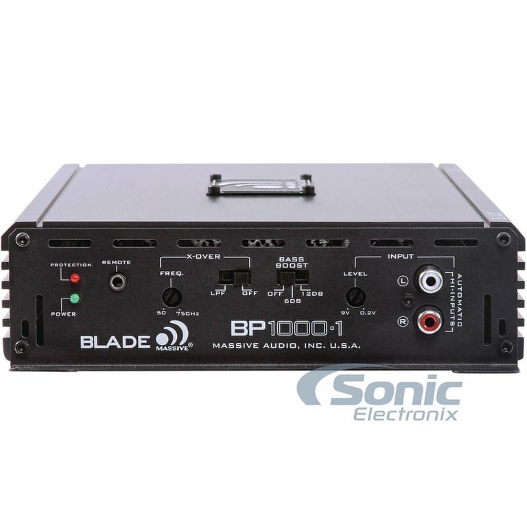Massive Audio BP1000.1 v2 with Amplifier Wiring Kit Image 18