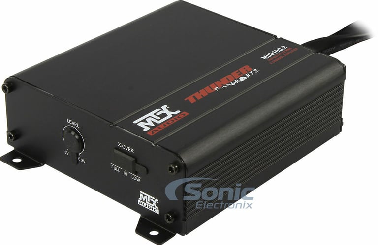 MTX Audio MUD100.2 2-Channel PowerSports Amplifier + Belva BAK82 Image 15