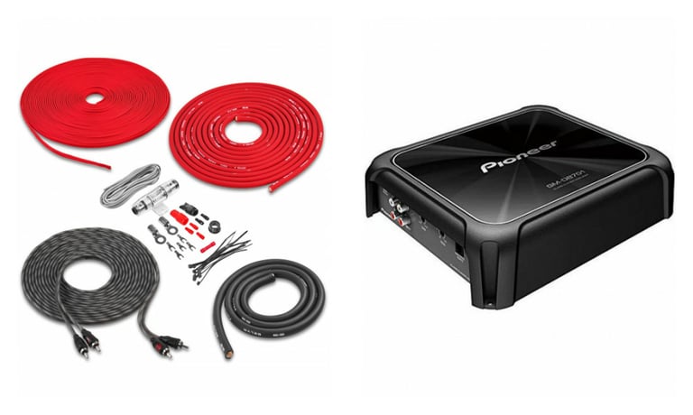 Pioneer GM-D8701 with Amplifier Wiring Kit Image 1