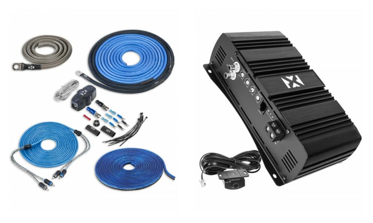 NVX XAD11 with Amplifier Wiring Kit Image 1