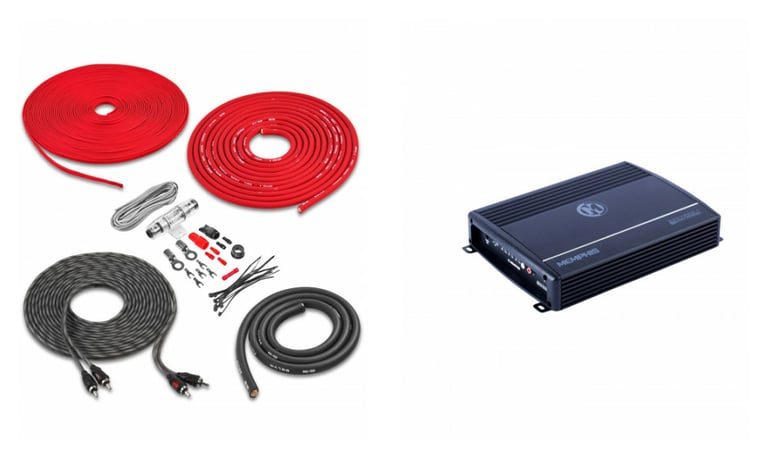 Memphis SRX750D.1 with Amplifier Wiring Kit Image 1