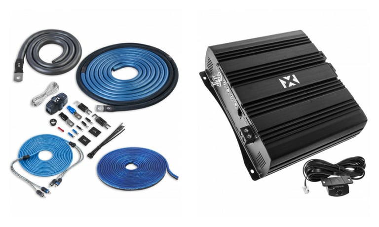 NVX XAD14 with Amplifier Wiring Kit Image 1