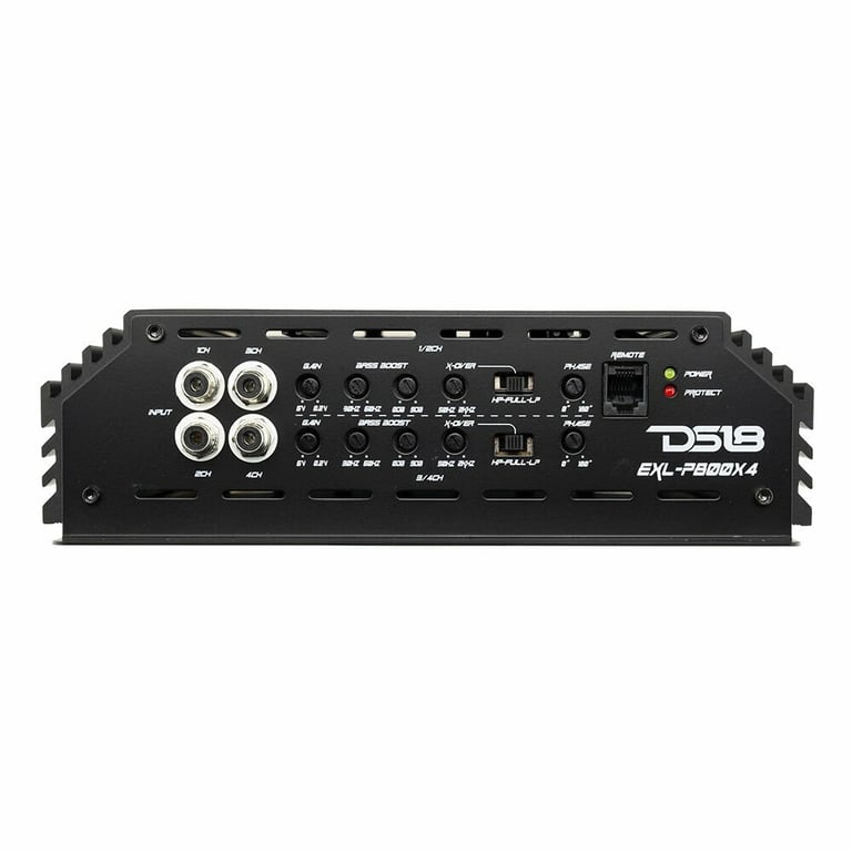 DS18 EXL-P800X4 + Belva BAK44 4 Gauge Amp Wiring Kit Image 22