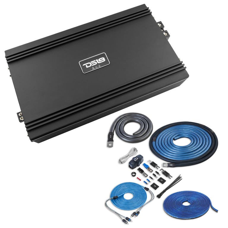 DS18 GFX-8K2 with Amplifier Wiring Kit Image 1