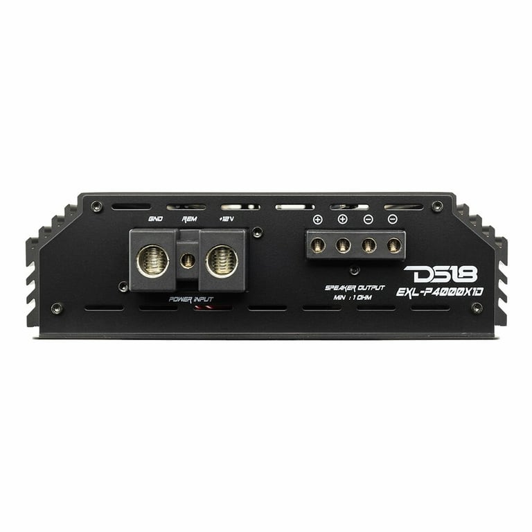 DS18 EXL-P4000X1D + Premium NVX XKIT02 1/0 Gauge Amp Kit Image 17
