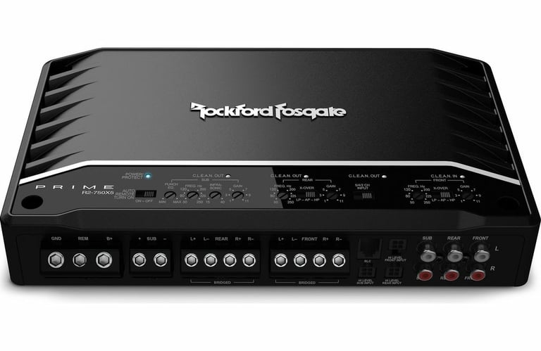 Rockford Fosgate R2-750X5 with Amplifier Wiring Kit Image 17