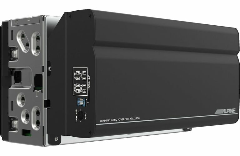 Alpine KTA-200M with NVX 8 Gauge Amp Kit Image 10