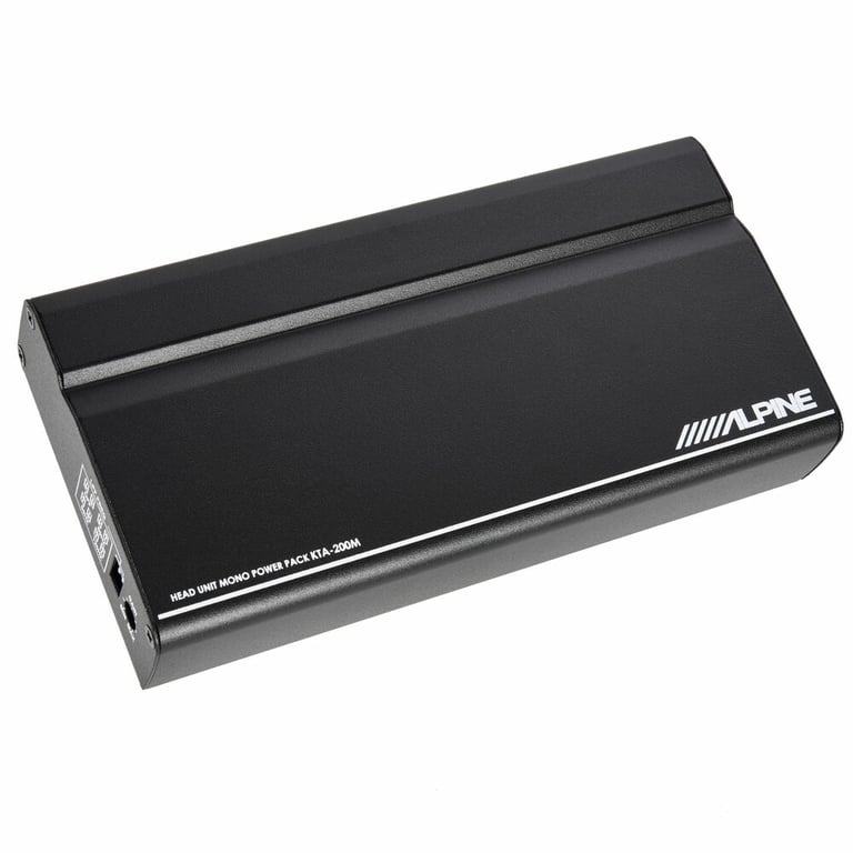 Alpine KTA-200M with NVX 8 Gauge Amp Kit Image 2