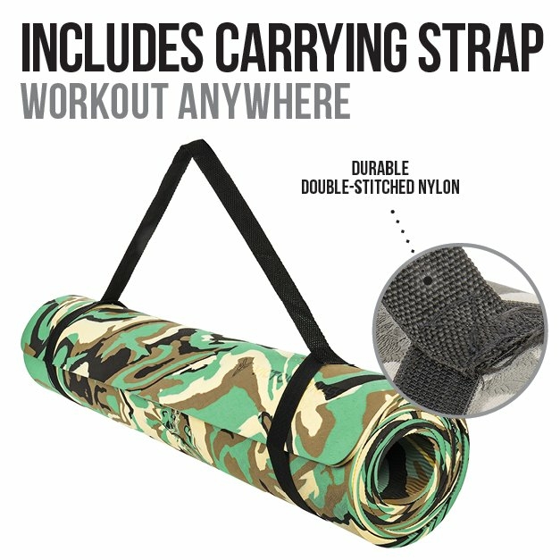 Victor Fitness VFBB3R + Gray Camouflage Yoga Mat Image 5
