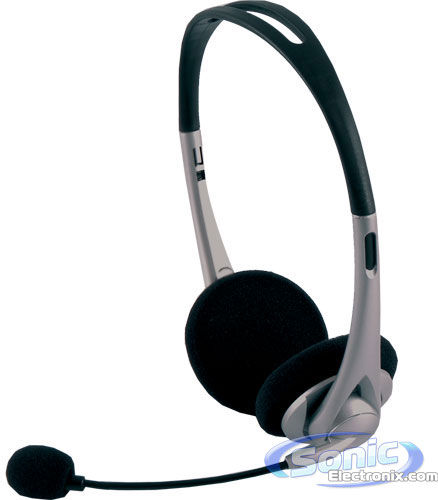 GE 98974 Voip Stereo Headset Headphones Image 1