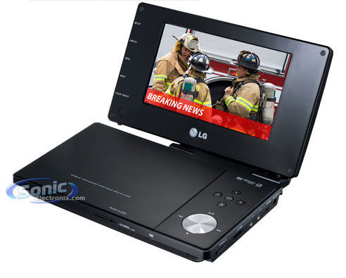 LG DP570MH 7-Inch Portable DVD and Mobile DTV, Black Image 2