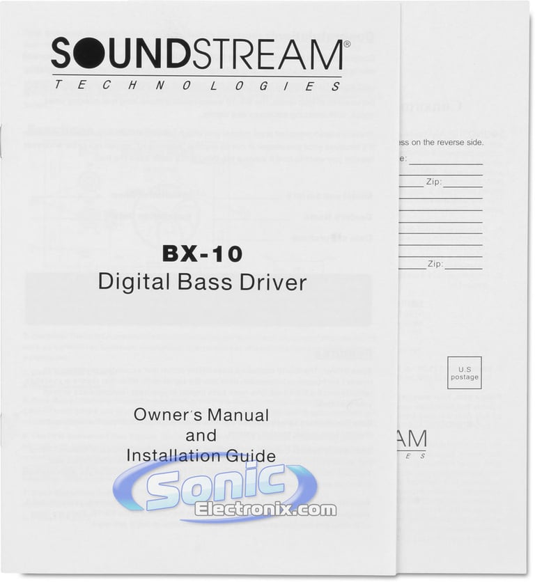 Soundstream BX-10 (Black) Image 9