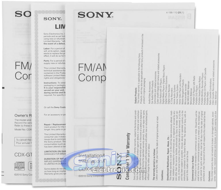 Sony CDX-GT550UI Image 7