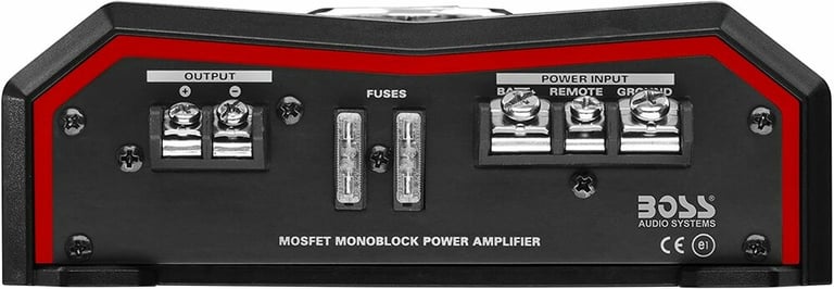 Boss Elite BE2500.1 with Amplifier Wiring Kit Image 33