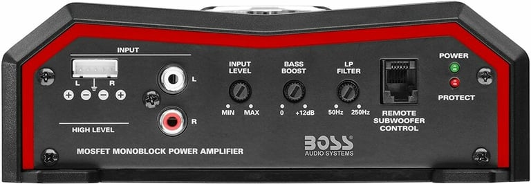 Boss Elite BE2500.1 with Amplifier Wiring Kit Image 34