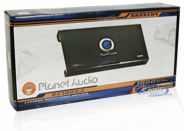 Planet Audio AC1800.5 + Belva BAK46 4 Gauge Amp Wiring Kit Image 10