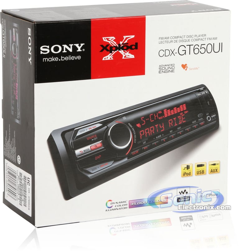 Sony CDX-GT650UI Image 9