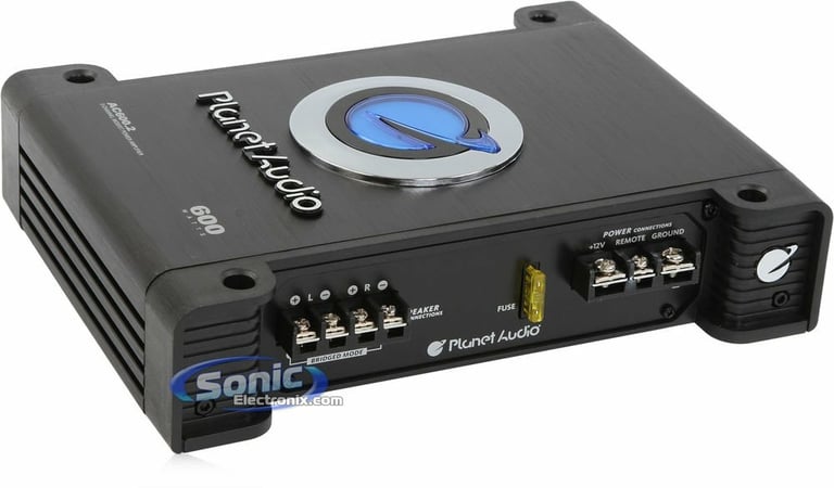 Planet Audio AC600.2 + Belva BAK82 8 Gauge Amp Wiring Kit Image 16