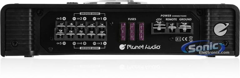 Planet Audio AC1800.5 + Belva BAK46 4 Gauge Amp Wiring Kit Image 6