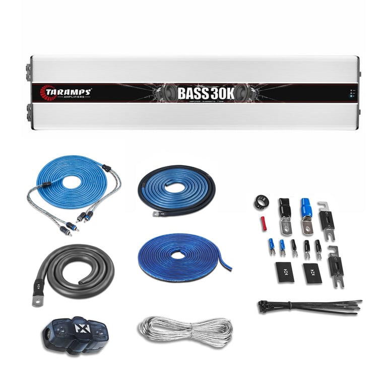 Taramps BASS 30K with Amplifier Wiring kit Image 1