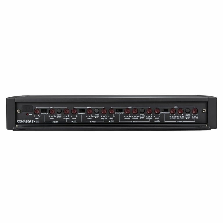 Kicker KXMA800.8 (48KXMA8008) + NVX XAPK4 4 Gauge Power Wiring Kit Image 14