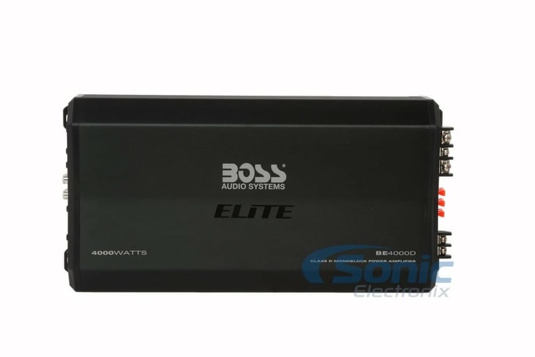 Boss Elite BE4000D + Belva BAK42 4 Gauge Amp Wiring Kit Image 31