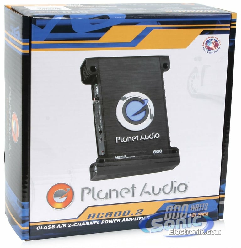 Planet Audio AC600.2 + Belva BAK82 8 Gauge Amp Wiring Kit Image 20