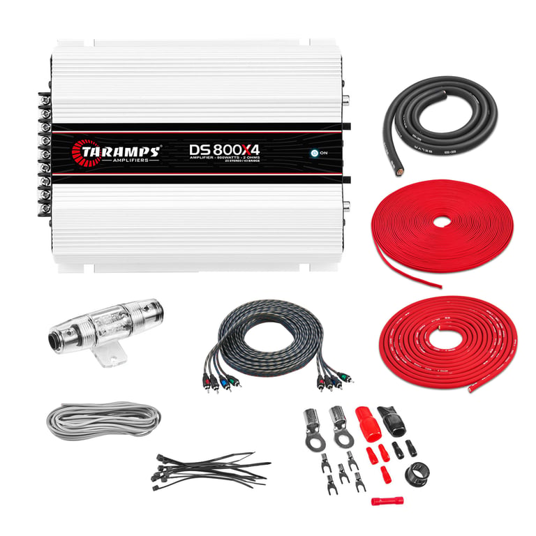 Taramps DS 800x4 - 2 OHM + Belva BAK44 Image 1