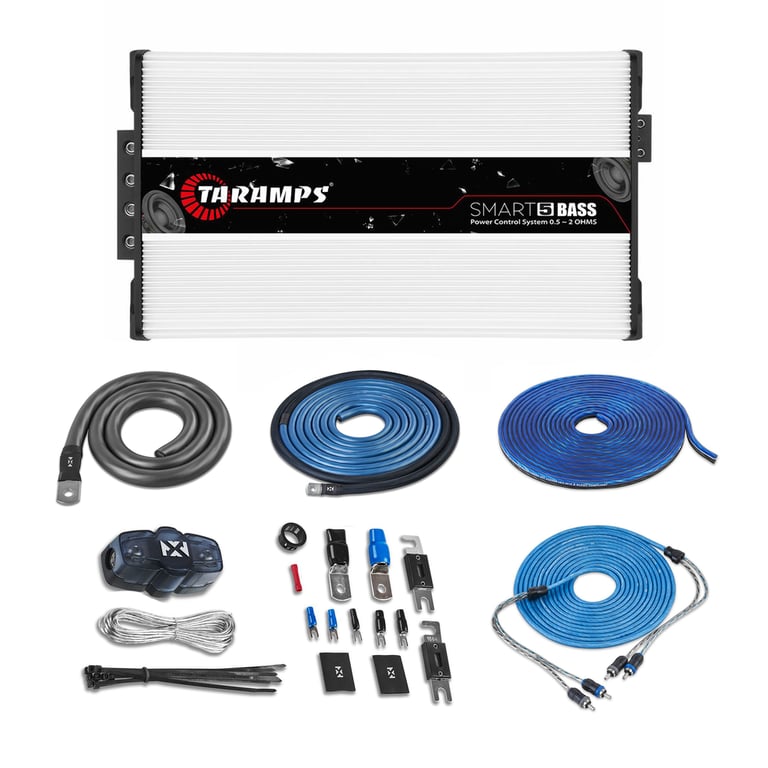 Taramps SMART5 BASS with Amplifier Wiring Kit Image 1