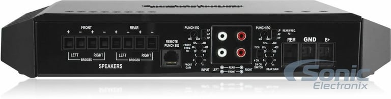 Rockford Fosgate Power T400-4 + NVX XKIT44 4 Gauge Amp Wiring Kit Image 3