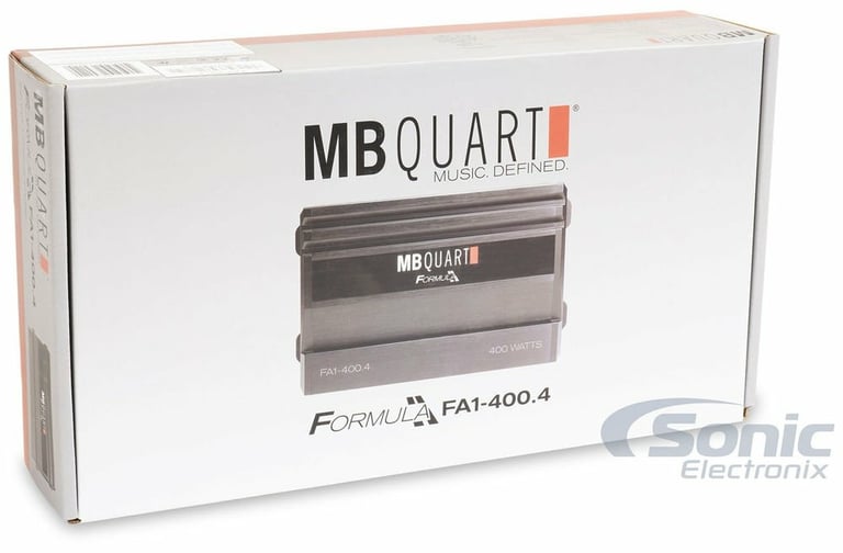 MB Quart FA1-400.4 + Belva BAK44 4 Gauge Amp Wiring Kit Image 21