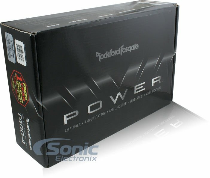 Rockford Fosgate Power T400-4 + NVX XKIT44 4 Gauge Amp Wiring Kit Image 4