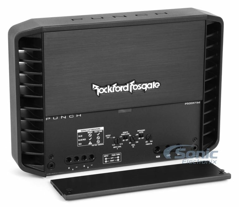 Rockford Fosgate Punch P500X1BD with Amplifier Wiring Kit Image 16
