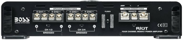 Boss R2504 + Belva BAK84 8 Gauge Amp Wiring Kit Image 20