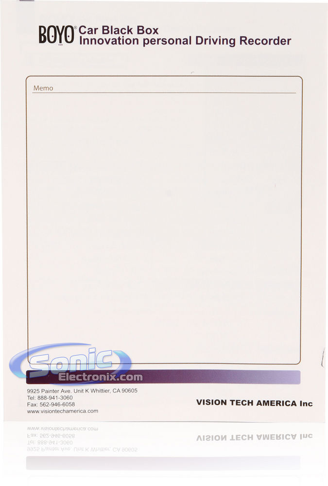 BOYO Vision VTR101 Image 7